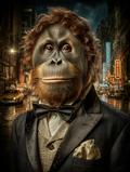 Secret Agent Orangutan Digital Download Wall Art