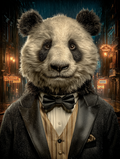 Secret Agent Panda Digital Download Wall Art