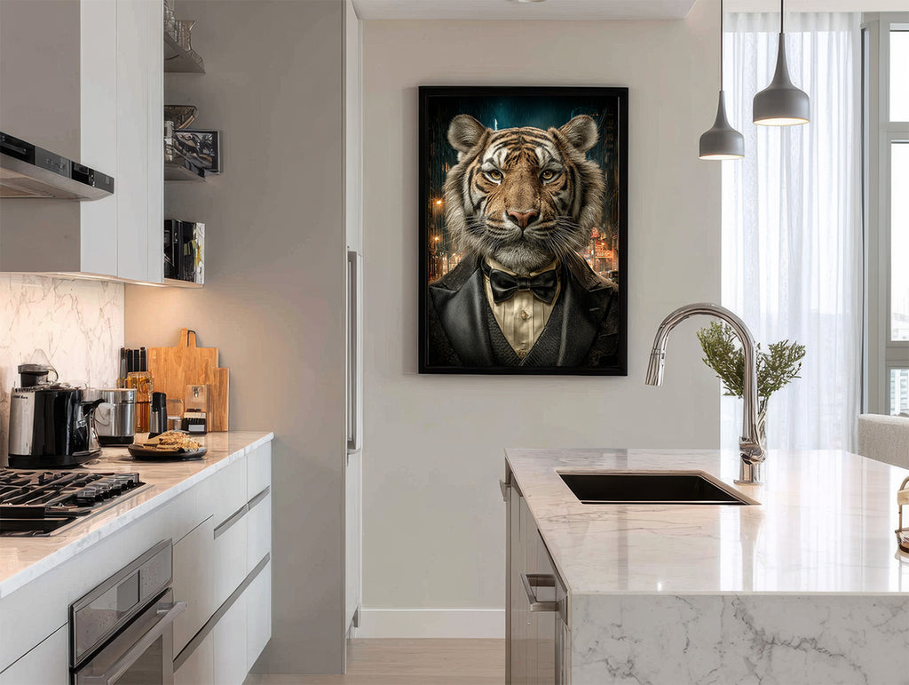 Secret Agent Tiger Digital Download Wall Art