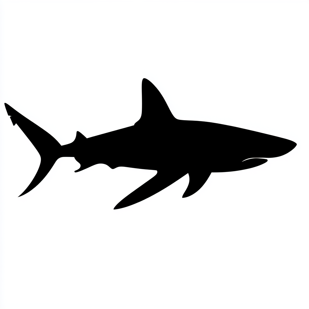 Vinyl Decal / Laptop Sticker/ Car Decal / Phone Sticker Shark
