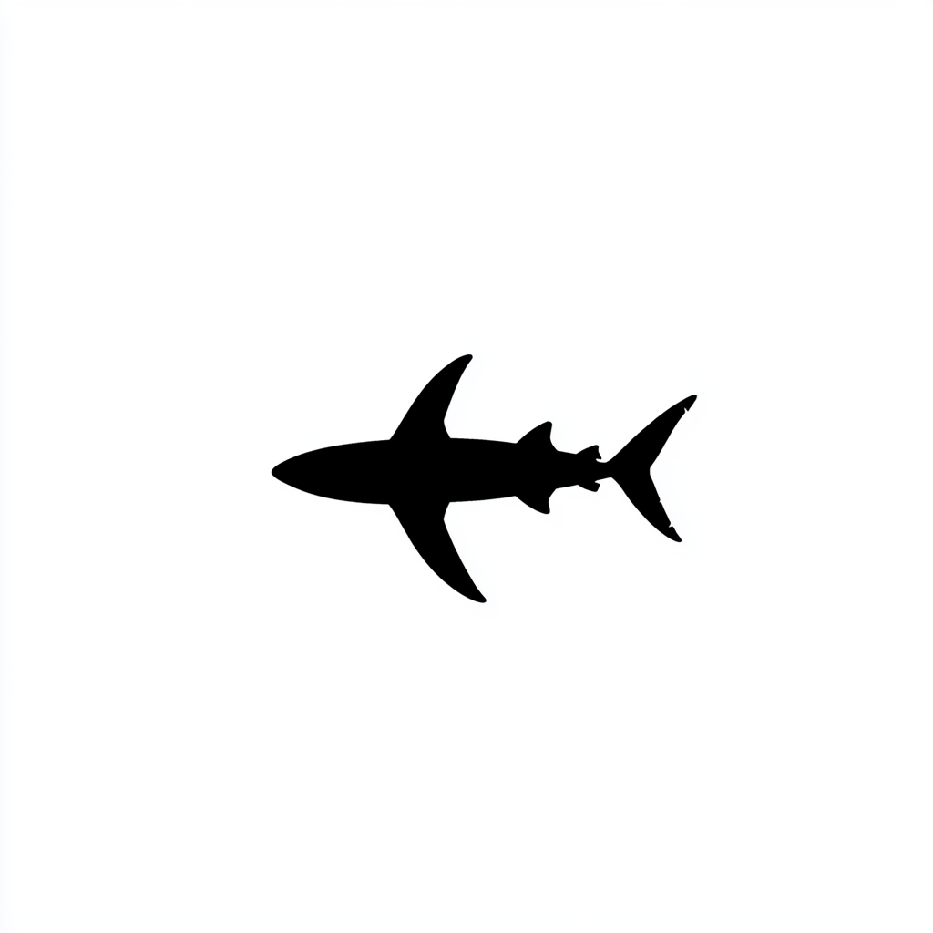 Vinyl Decal / Laptop Sticker/ Car Decal / Phone Sticker Shark