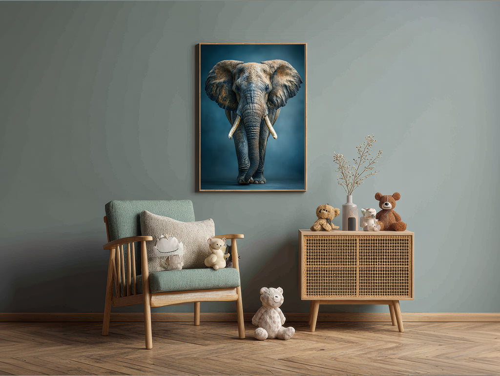 Zoo Elephant Digital Download Wall Art