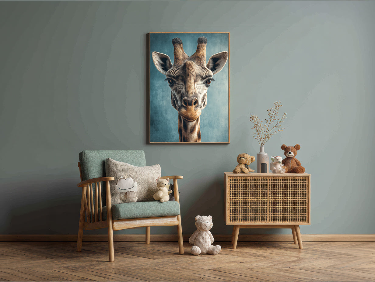 Zoo Giraffe Digital Download Wall Art