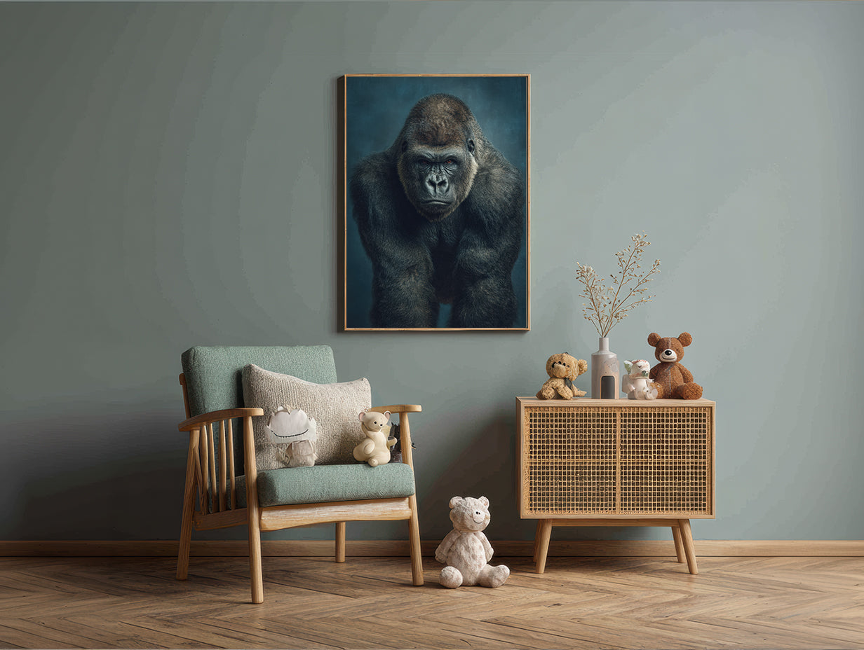 Zoo Gorilla Digital Download Wall Art